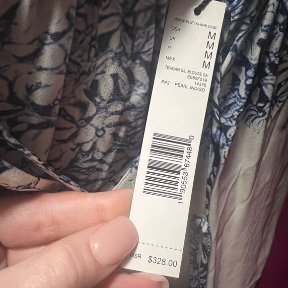 NWT Elie Tahari Blouse - Picture 5 of 5